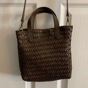 MADEWELL Small Transport Crossbody: Woven Leather